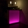 Glastheke mit LED-Beleuchtung indoor