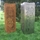 Feuersulen aus Corten- und Edelstahl